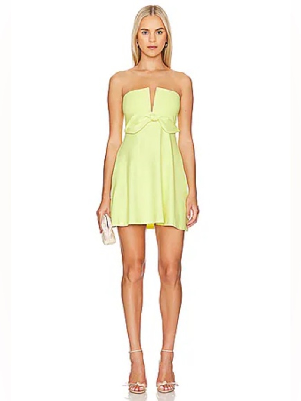 Susana Monaco Flare Mini Dress Strapless Size M - Picture 7 of 7